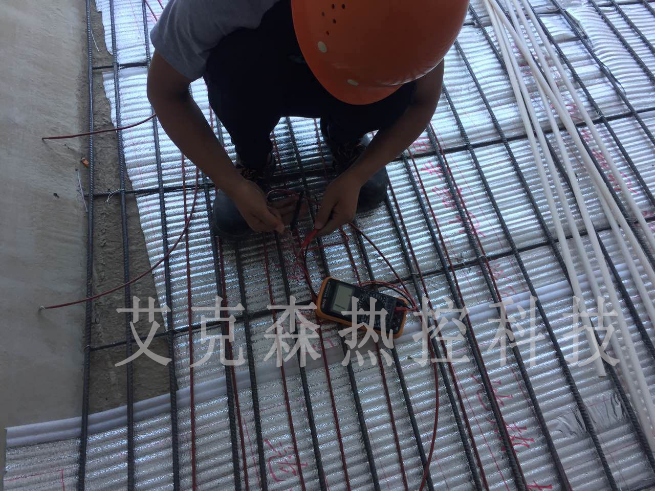 防爆電伴熱帶施工現場